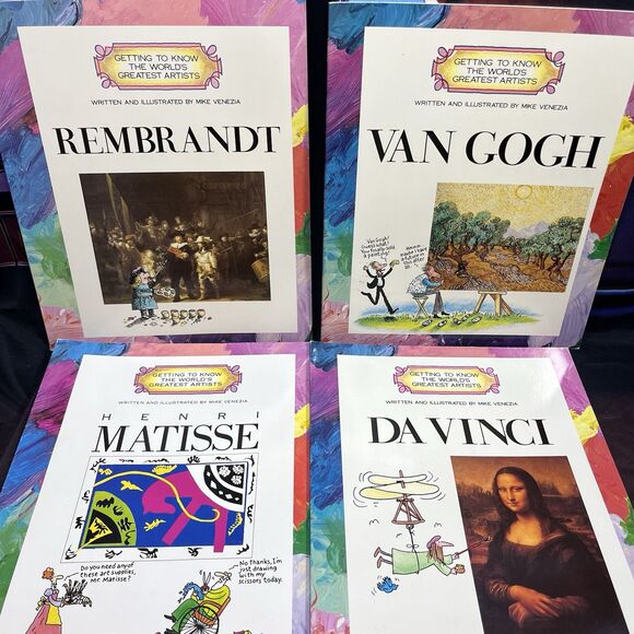 FAMOUS ARTISTS Getting to Know the World's Greatest Artists Mike Venezia LOT 13 - Picture 3 of 9